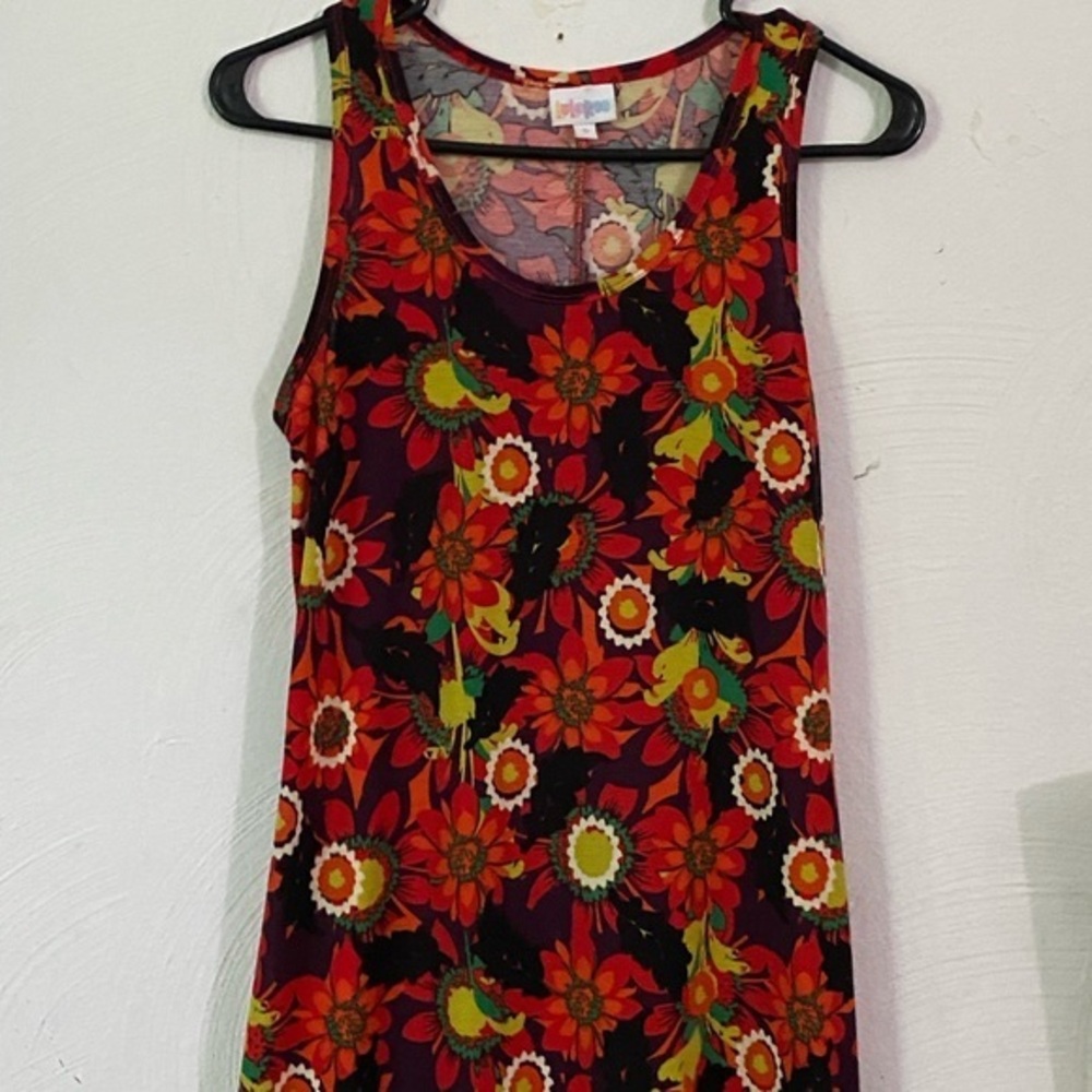LuLaRoe Dress Women’s‎ Small Sleeveless Floral Print Maxi Cottagecore Party